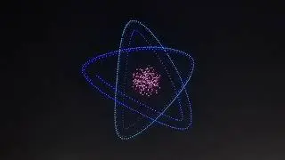 Dubai Drone show - Bluewaters Island