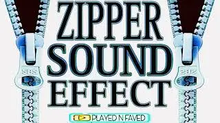 Clothing Zipper Sound Effect