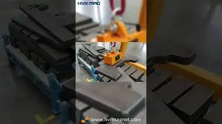 Lifting magnet with automatic distance sensor