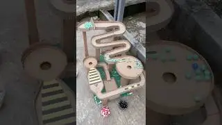 marble run ASMR ‼️ spiral slide the world of mechine short,...#fypシ #marblerun #american