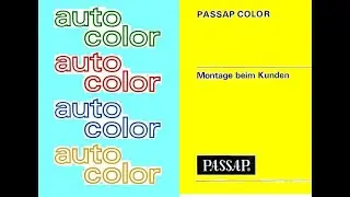 Autocolor bedienungsanleitung + Montage beim Kunden Инструкция пользователя + монтаж на немецком
