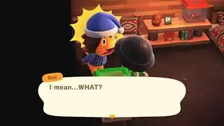 Animal Crossing: Rex Thinks He is Stuck in a Game!! OMG!! 🤯