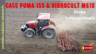CASE PUMA 155 & VIBROCULT M610 : Proba setvospremača ; CASE PUMA 155 & VIBROCULT M610 : Test