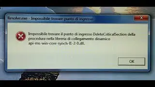 Come risolvere l'errore 