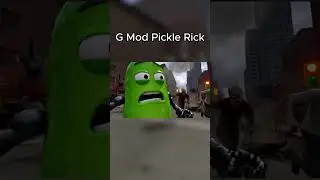 I Made Pickle Rick Fight a Zombie Horde in Garry&rsquo;s Mod 😳 #gmod #ban #prop #troll
