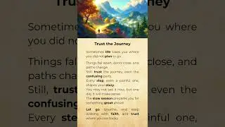 Trust the Journey #shorts #english #learnenglish #englishreading #englishgrammar