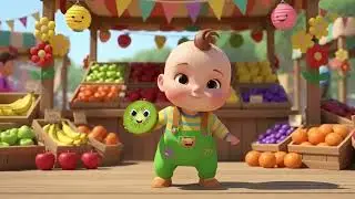 🎵 Песенка про фруктовый рынок 🍎🍌🍉 | Веселая песенка для детей | Детские стишки и песенки для малышей