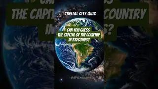 Can you name these 10 Capitals? 🌍 #quizgame #geography #countrycapitals