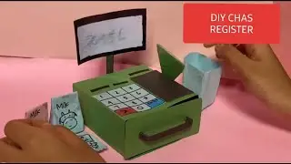 DIY cash register toy / cara membuat mainan mesin kasir dari kertas