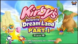 The Wii game before the remake on Switch. - Kirby's Return to Dreamland Single Player Part 1