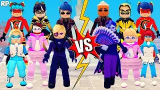 NEW VS ORIGINAL TRANSFORMATION (COMPARISON) NO MIRACULOUS RP - MIRACULOUS ROBLOX!