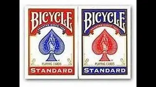 Deck Reveiw: Standared Blue and Red Bicycle Deck