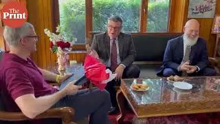 US diplomats called on National Conference leaders in Srinagar, Jammu and Kashmir