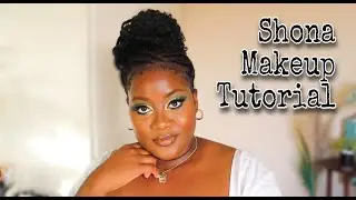 SHONA MAKEUP TUTORIAL || calling ma LAPSVUSVU ese epa Zimbabwe || beginner friendly green cut crease