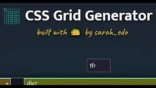 how to generate  css grid using CSS Grid Generator
