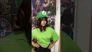 Luigi Cosplay 🪠#luigi #luigicosplay #supermariobros #marioandluigi #cosplay