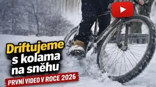Driftujeme s kolama na sněhu!
