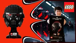 Lego Dark Trooper Helmet 75343 Star Wars IN HAND Unboxing Build Demo & Review! #legostarwars