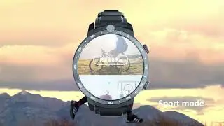 Android smartwatch 4G smart GPS Wifi online Sim card Support smartwatch wrist strap touch screen .