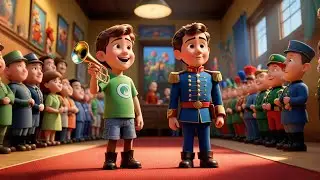 Five Toy Soldiers March in a Row | Toy Soldier Song for Kids | Counting Rhymes & Marching Fun