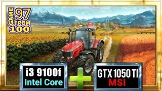 Farming Simulator 22 on GTX 1050 Ti + i3 9100f benchmark 1080p