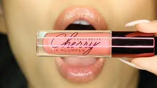 Urban Decay Lip Plumper CHERRY Quick Review Swatch Tutorial