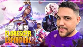 REACT: SKINS FLORESCER ESPIRITUAL | LEAGUE OF LEGENDS | LOL | JUMARGEM