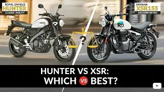 Yamaha XSR 155 vs Royal Enfield Hunter 350  Specifications Compared #hunter #xsr155