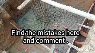Big mistakes in RCC column casting