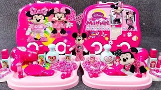11 Minutes Satisfying of Unboxing Disney Minnie Mouse Makeup Set & SprayRacer | Review Toys ASMR