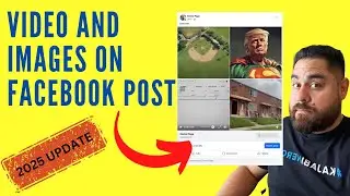 How To Add Video And Images In The Same Post On Facebook 2025! (UPDATED)