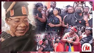 Oheneyere Tiwaa's Farewell To Late Offinsohene As Tepahene & Dua Yaw Nkwantahene Pays Their Tribute