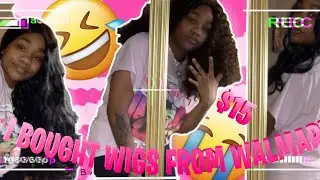 I BOUGHT CHEAP WIGS FROM WALMART | (TERRIBLE IDEA)