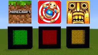 Never Make A Portal To The Minecraft, Kick The Buddy, Temple Run Dimension in Minecraft!