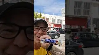 White Chocolate Snickers Bar Review! Naha, Okinawa, Japan