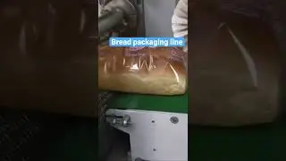 Automatic bread packaging line