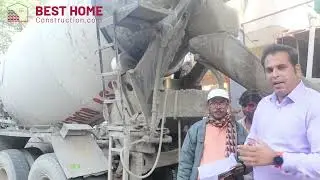RMC slab casting/mixture machine nahi ab slab casting kare ready mix concrete se