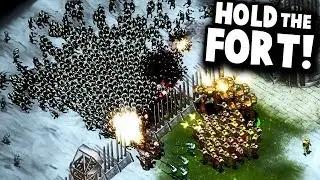 The MOST INTENSE Zombie Fort Defense Custom Map! | They Are Billions Custom Map Gameplay Pt 1