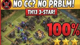 NO TROOPS IN CC ? NO PROBLEM! TH 11 3-STAR WITHOUT HELP#raptorgaming#1k #clashofclans #subscribe