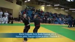 World Kobudo Euro Budo Festival 2013 - Hanshi John Therien 9.Dan Ju-Jitsu Technik 5