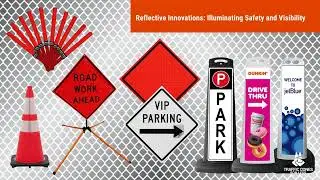 Reflective traffic safety products to use for night time operations