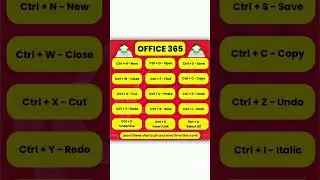 Mouse Chhodo, Shortcut Use Karo 😎 | Office 365 Fast Trick #shorts