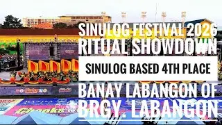 Sinulog Festival 2026 Ritual Showdown Sinulog Based 4th Place - Banay Labangon of Brgy. Labangon 