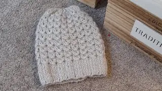 tuto tricot bonnet bébé grain de café