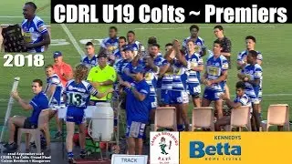 2018 CDRL Grand Final U19 Colts ~ Cairns Brothers v Kangaroos
