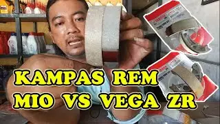 Perbedaan kampas rem belakang mio dan vega zr di berkah jaya
