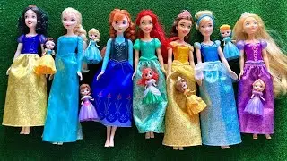 Disney Princess Doll Makeover ~ DIY Miniature Ideas for Barbie - Wig, Dress, Faceup, andMore! DIY