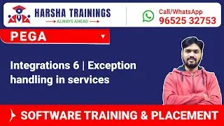 #Pega Tutorials | Integrations 6 | Exception handling in services | Training Call +91 9652532753