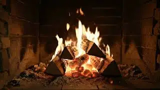 Ultra Calm Fireplace ASMR 🔥 Near-Static Flame for Deep Sleep | 50 Minutes Relaxing Fire Sound