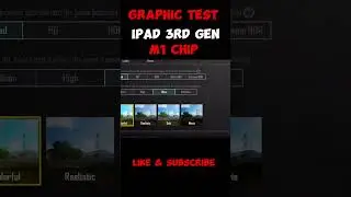 Ipad 3rd Gen (M1) Highest Graphics🥶🥶 #shorts #ipadpro  #pubggraphicstest  #pubgmobile  #trend #bgmi
